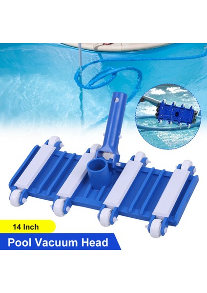 14 Inç Ağırlıklı Havuz Vakum Kafası Tekerlekli Yan Fırça Gölet Spa Sıcak Küvet Temizleme Için Esnek Havuz Vakum Kafası (Yurt Dışından) modelleri
