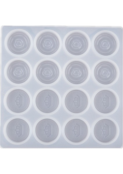 Diy Satranç ve Dama Silikon Kalıp Ayna Epoksi Reçine Satranç Tahtası ve Satranç Taşı Yapma Araçları 113X113MM (Yurt Dışından)