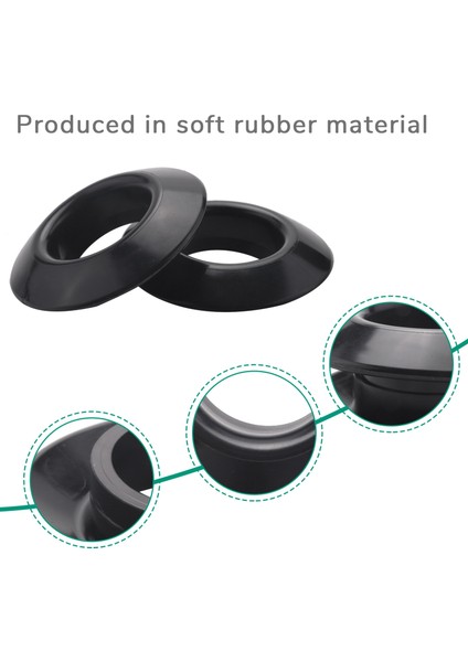 Adet Evrensel Kayık Kano Sal Kürek Kürek Damlama Halkaları Sıçrama Muhafızları Halka Kürek Aksesuarları Değiştirme (Yurt Dışından) indirimleri