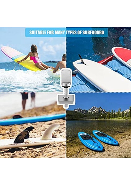 Adet Sörf Tahtası Fin Vidaları, Hiçbir Alet Paslanmaz Çelik Başparmak Fin Vidası Sup Surf Longboard Paddleboard Için (Yurt Dışından) modelleri