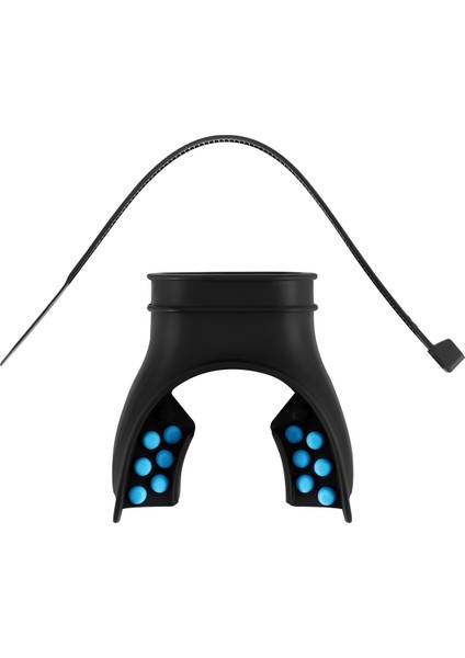 Şnorkel Ağızlık Regülatörü Dalış Ağızlık Evrensel Aksesuar Yedek Tüplü Dalış Silikon Solunum Cihazı Mavi (Yurt Dışından)