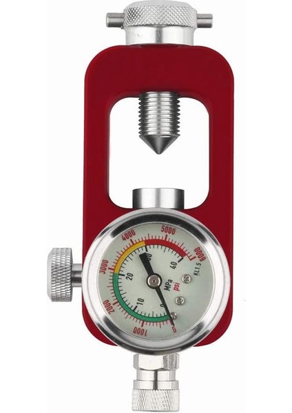 6000PSI Scuba Tankı Dolum Adaptörü Alüminyum Alaşımlı Dolum Istasyonu Dalış Ekipmanı, Kırmızı (Yurt Dışından)