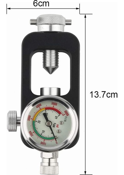 6000PSI Scuba Tankı Dolum Adaptörü Alüminyum Alaşımlı Dolum Istasyonu Dalış Ekipmanı, Kırmızı (Yurt Dışından) fiyatları
