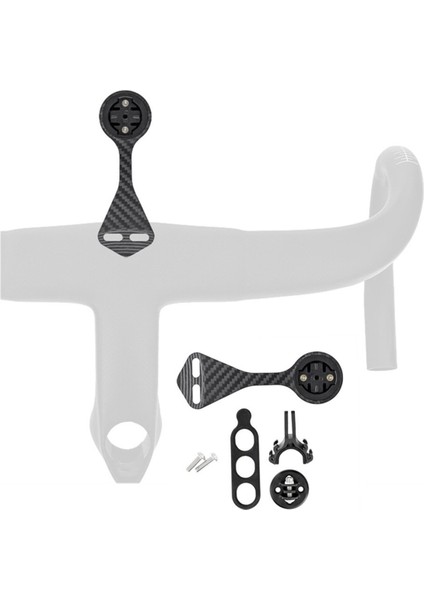 F12 F Most Gidon Bisiklet Karbon Gidon Karbon Bilgisayar Takozu Desteği Garmin Cateye Igpsport Blackbird Gopro (Yurt Dışından)