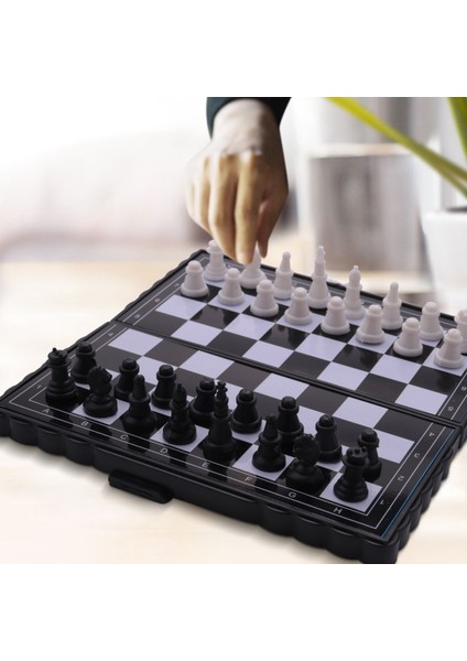 5x5 Inç Satranç Taşınabilir Plastik Katlanır Tahta Manyetik Satranç Oyunu Mini Satranç Seti Bulmaca Parti Aile Etkinliği (Yurt Dışından) modelleri
