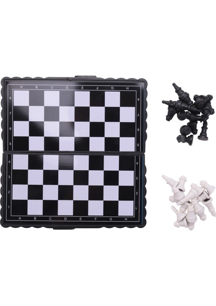 5x5 Inç Satranç Taşınabilir Plastik Katlanır Tahta Manyetik Satranç Oyunu Mini Satranç Seti Bulmaca Parti Aile Etkinliği (Yurt Dışından) indirimleri