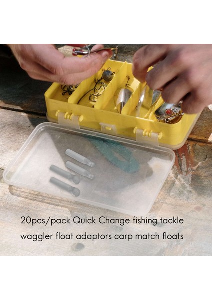 20 Adet/paket Hızlı Değişim Olta Takımı Waggler Şamandıra Adaptörleri Sazan Maç Şamandıralar (Yurt Dışından) fiyatları