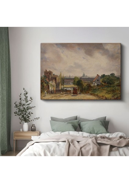 John Constable - Londra Manzarası Kanvas Tablo
