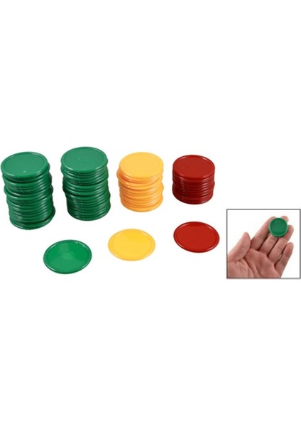 Kırmızı Sarı Yeşil Yuvarlak Şekilli Mini Poker Fişleri Şanslı Oyun Sahne 69 Adet (Yurt Dışından) fiyatları