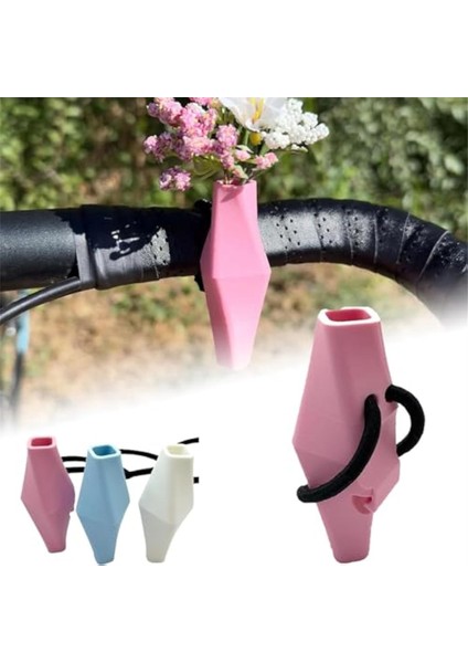 Pembe Bisiklet Vazosu, Çıkarılabilir Bisiklet Dekorasyon Aksesuarı, Benzersiz Bisiklet Dekorasyonu, Bisiklet Severler Için Hediye (Yurt Dışından)