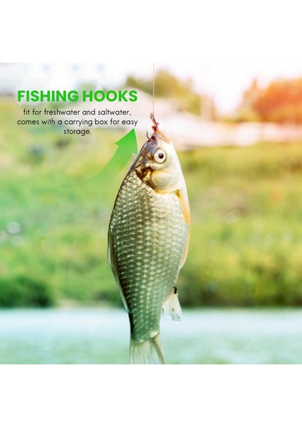 500 Adet/takım Karışık Boyut #3 ~ 12 Yüksek Karbon Çelik Sazan Balıkçılık Kancaları Perakende Kutusu ile Delikli Paketi Jig Yem (Yurt Dışından) fırsatları