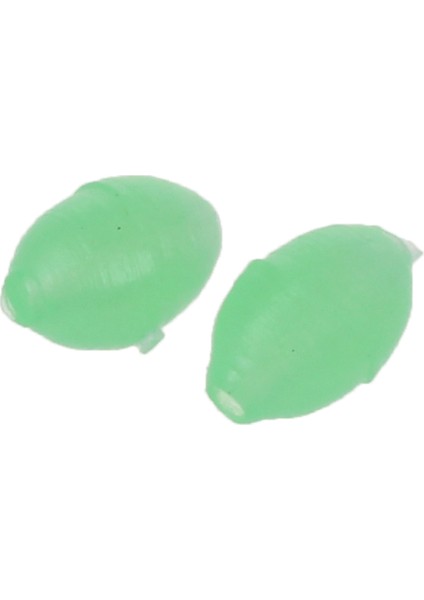 100 Adet Balıkçı Balıkçılık Yemi Karanlıkta Parlayan Yeşil Yumurta Boncukları 3mm x 4mm (Yurt Dışından)