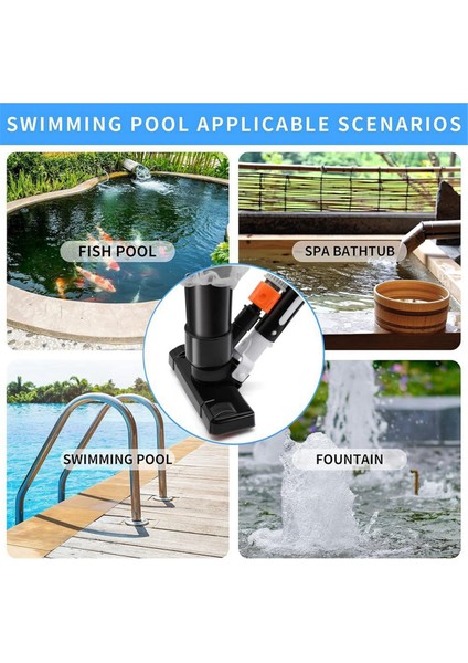 Havuz Vakum Jet Temizleyici Temizleme Kiti Profesyonel Dayanıklı Emiş Başlığı ve Spa Gölet Çeşmesi Için Ağ Torbası-Ab (Yurt Dışından) indirimleri