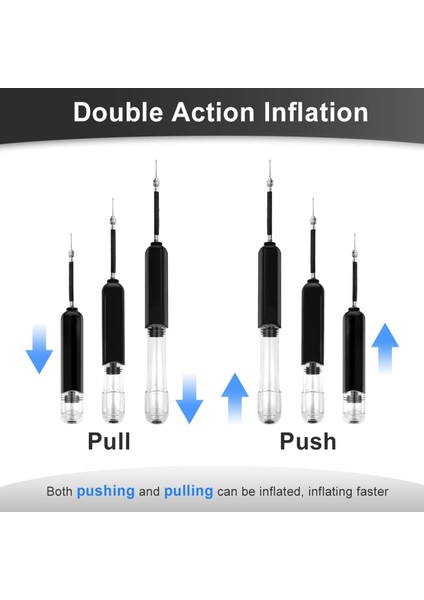 Basketbol Topu Pompası Hava Pompası, Spor Topları Için 10 Adet Iğneler ve 2 Adet Nozullar, Futbol Voleybol Futbol Balonu Için (Yurt Dışından) fiyatları