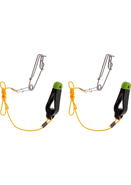 2 Adet Power Grip Plus Misina Serbest Bırakma, 17 Inç Downrigger Serbest Bırakma Yığma Klipsi Balıkçılık Lideri Uzun Hatlı Çıtçıtlı Klipsler (Yurt Dışından)