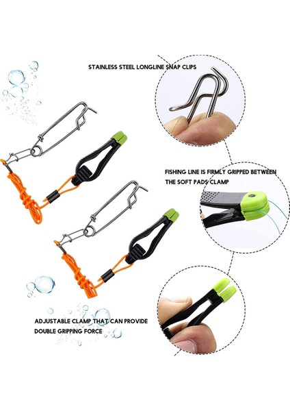 2 Adet Power Grip Plus Misina Serbest Bırakma, 17 Inç Downrigger Serbest Bırakma Yığma Klipsi Balıkçılık Lideri Uzun Hatlı Çıtçıtlı Klipsler (Yurt Dışından) modelleri