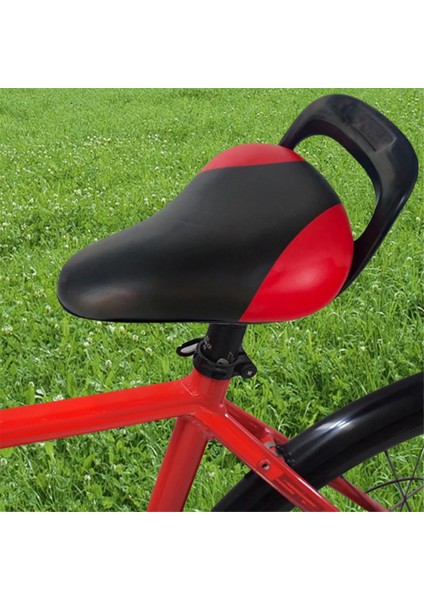 Çocuklar Için Bisiklet Koltuğu, Bisiklet Sele Saplı Pu Bisiklet Koltuğu, Bisiklet Çocuk Koltuğu Arka, Korkuluklu, Siyah ve Kırmızı (Yurt Dışından) indirimleri