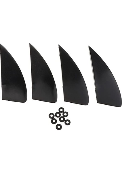 4 Adet/takım Kiteboard Fin Kitesurf Uçurtma Tahtası Uçan Sörf Tahtası Fin Aksesuarları (Yurt Dışından)