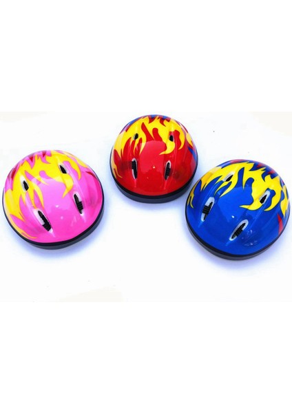 3-6 Yıl Çocuklar Kask Bisiklet 7 Adet/takım Ultralight Çocuk Koruyucu Donanım Kızlar Bisiklet Sürme Kask Bisiklet Kap B (Yurt Dışından)