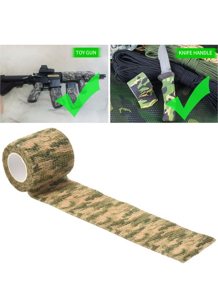 Açık Bisiklet Kamuflaj Sarma Tabancası Avcılık Kamuflaj Gizli Bant Camo 2 (Yurt Dışından)