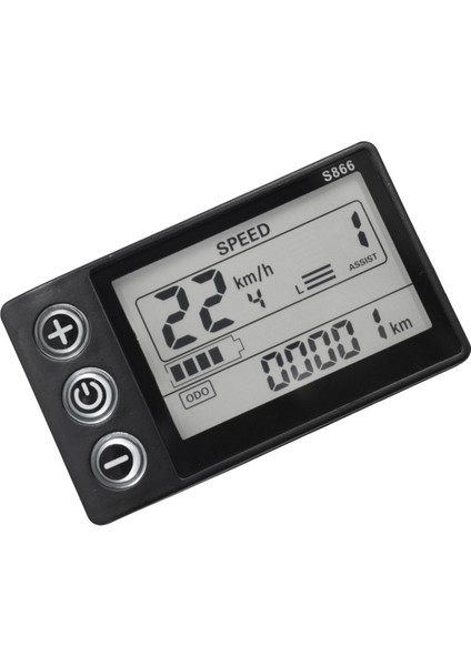 24V 36V 48V 60V S866 Kontrol Paneli Pano Su Geçirmez 6pın Elektrikli Bisiklet LCD Ekran Elektrikli E-Bisiklet Scooter Için (Yurt Dışından)