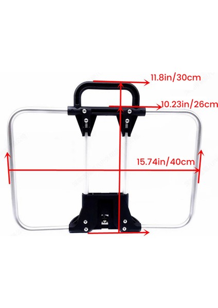 Brompton S-Bag Sepet Çanta Katlanır Bisiklet Aksesuarları Için Katlanır Bisiklet Çantası Sepet Çerçeve Standı 40X26CM Gümüş (Yurt Dışından) modelleri