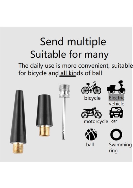 Bisiklet Pompası Motosiklet Elektrikli Bisiklet Dağ Bisikleti Yüksek Basınç Pompası Mini Top Bisiklet Hava El Pompası Lastik Şişirme (Yurt Dışından)