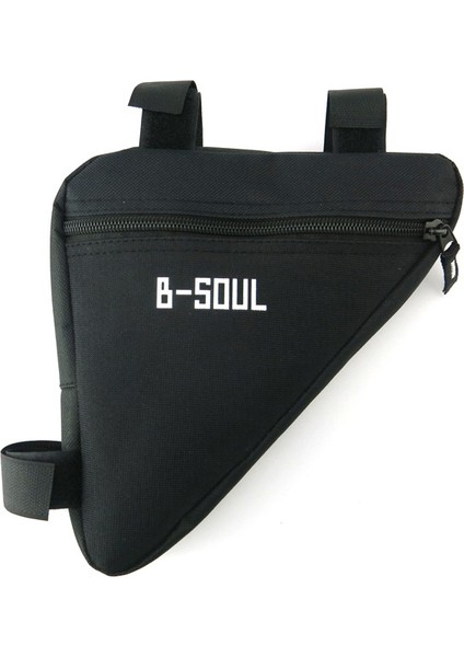 B-Soul 4 Renkli Açık Hava Üçgen Şeklinde Su Geçirmez Bisiklet Çantası Bisiklet Sele Bisiklet Çantaları Yol Arka Bisiklet Aksesuarları Bisiklet Saklama Kesesi (Siyah) (Yurt Dışından)