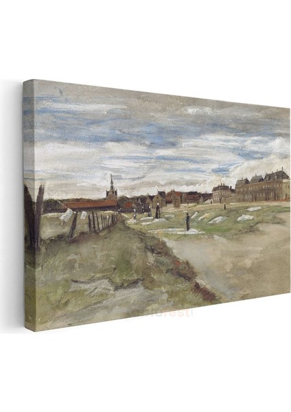 Vincent Van Gogh - Scheveningen'de Çamaşır Alanı Kanvas Tablo modelleri