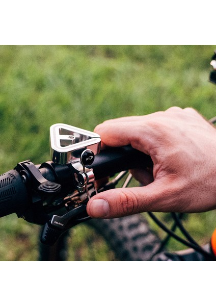 Bisiklet Zili Mtb Yol Bisiklet Kornası Alarmı Bisiklet Üç Köşeli Gidon Zil Yüksek Desibel, Siyah Lastik Bant (Yurt Dışından)