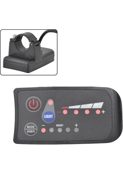 S810 E-Bisiklet Metre LED Ekran 36 V IP65 Elektrikli Bisiklet Için Elektrikli Bisiklet Metre Sm 5 + 2pın (Yurt Dışından)