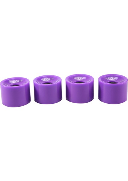 4pc Longboard Kaykay Tekerlekleri 51X70MM Yol Sporları Için Dayanıklı Pu Longboard Kaykay Tekerlekleri, Mor (Yurt Dışından)