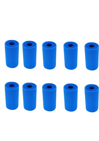 Intex Tip A Için 10 Adet Köpük Filtre Süngeri Yeniden Kullanılabilir Yıkanabilir Yüzme Havuzu Akvaryum Filtre Aksesuarları (Yurt Dışından)