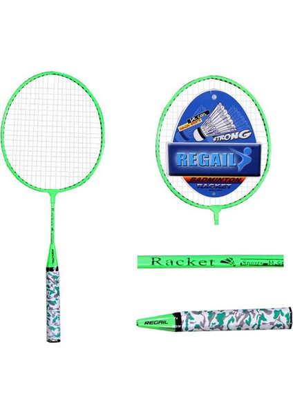 Çocuklar Için Badminton Raketleri, Raketle Raket Spor Seti, Çocuklar Için 2 Toplu Oyuncular Kapalı Açık Spor Yeşil (Yurt Dışından) indirimleri