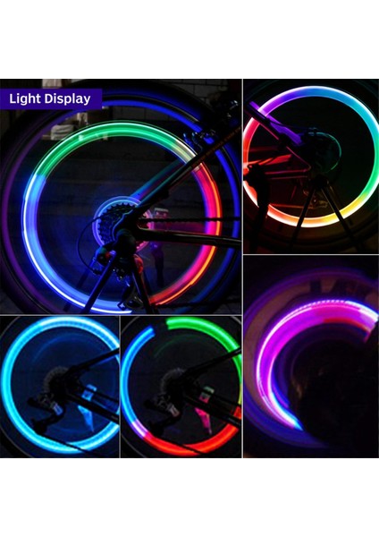 Bisiklet Tekerlek Işıkları, Su Geçirmez Bisiklet Lastik Işıkları, Lastik Flaş Lambası Led, Neon Tekerlek Flaş Işıkları (Yurt Dışından) indirimleri