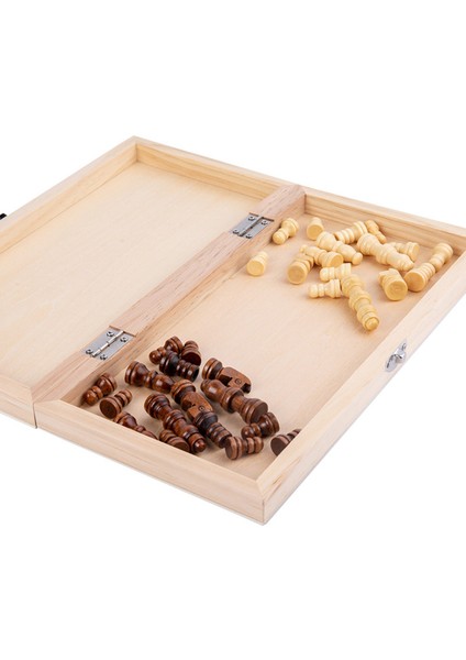 Ahşap Katlanır Uluslararası Satranç Seti Katlanır Satranç Tahtası Seti Taşınabilir Klasik Standart Tahta Oyunu Çocuklar Için Yetişkin (Yurt Dışından) indirimleri