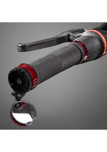 Bisiklet Dikiz Aynaları 360° Ayarlanabilir Bisiklet Gidon Aynası Patlamaya Dayanıklı Cam Lens Uyarı Işığı ile Güvenli Bisiklet Aynası (Yurt Dışından) indirimleri