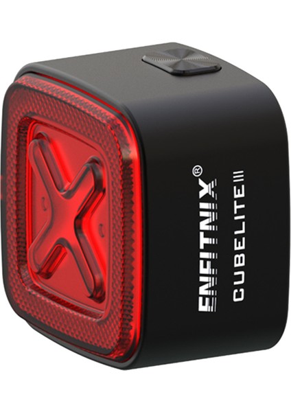 Enfitnix Cubeliteııı Bisiklet Işığı Akıllı Arka Işık Otomatik Fren Arka Işık Hafif Ultra Parlak LED Uyarı Gece Işığı (Yurt Dışından)