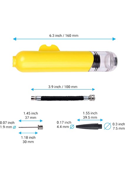 Açık Hava Sporları Iki Yönlü Mini Top Pompası Taşınabilir Hava Pompası Top Iğnesi ve Plastik Ağızlı Çeşitli Şişme Toplar Için Uygun Şişirilebilir - Kırmızı (Yurt Dışından) fırsatları