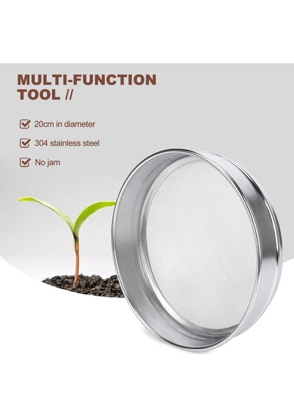 Ağır Hizmet Tipi Bahçe Riddle Elek Örgü Toprak Eleme Kompost Tohum Tepsisi Bahçe Alet-18 (1mm) (Yurt Dışından) modelleri