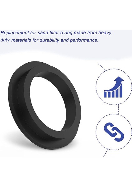 11412 Havuz O-Ring Seti Kum Filtresi Pompası Motoru 4 Intex O Ring Contası Yedek Kum Filtresi Pompa Parçaları (Yurt Dışından)