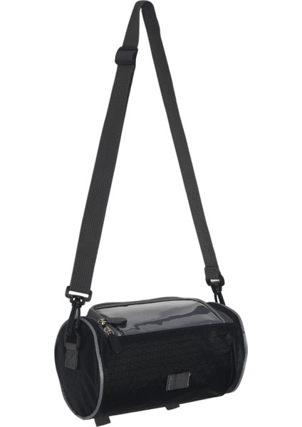 Açık Bisiklet Gidon Çantası Dağ Bisikleti Basın Ekranı Cep Telefonu Kafa Çantası Açık 5l Çok Fonksiyonlu Taşınabilir Su Geçirmez Çanta Yol Bisikleti Siyah(Yurt Dışından)