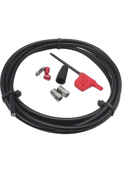 Bisiklet 2 Metre Fren Hortumu Kiti Kırmızı Axsforce Axs Bisiklet Bağlantı Seti Bisiklet Hidrolik Disk Fren Boru Boru Aksesuarları (Yurt Dışından)