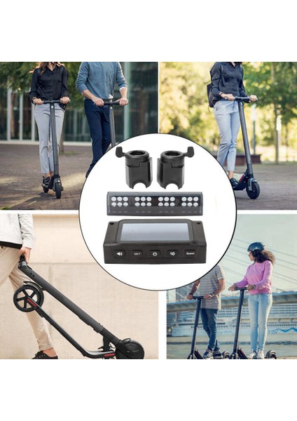 Elektrikli Scooter Lamba Kabuk Ekran Kapağı Başparmak Kolu Kitleri Aksesuarları 8 Inç Kugoo S1 S2 S3 (Yurt Dışından)