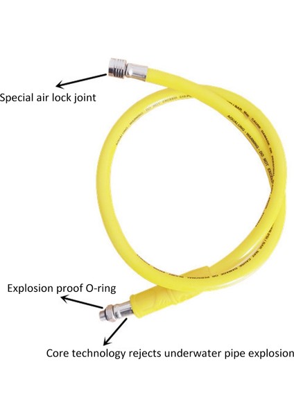 Dayanıklı Tüplü Dalış Bcd Orta Basınç Hortumu 2nd Ölçer Solunum Regülatörü Için Tüplü Dalış Regülatörü (Yurt Dışından) fiyatları