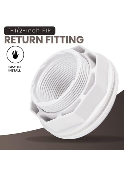 Hayward SP1023 Için Havuz Dönüş Bağlantı Parçaları Kilitleme Somunlu Yer Üstü Havuz Için 1,5 Inç Fıp Giriş Dönüş Bağlantı Parçası (Yurt Dışından) fırsatları