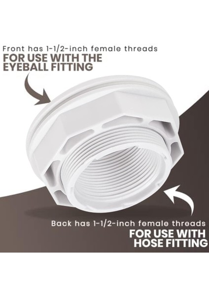 Hayward SP1023 Için Havuz Dönüş Bağlantı Parçaları Kilitleme Somunlu Yer Üstü Havuz Için 1,5 Inç Fıp Giriş Dönüş Bağlantı Parçası (Yurt Dışından) indirimleri