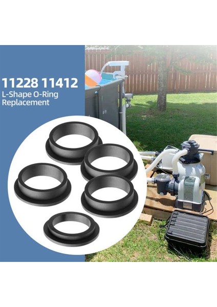 11228 11412 L-Şekilli O-Ring Contası Intex Kum Filtre Pompaları Motor Contaları Onarım Seti Parçaları Için Yedek Parçalar (Yurt Dışından)