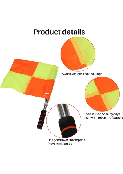 Futbol Hakem Seti Futbol Damalı Futbol Bayrakları Kırmızı Sarı Kartlı ve Düdüklü Cüzdan Defter (Yurt Dışından) fırsatları