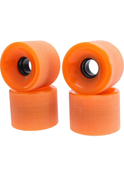 4 Adet/takım 60X51MM Cruiser Kaykay Tekerlekleri Pu Tekerlekler Uzun Tahta Cruiser Tekerlekleri, Turuncu (Yurt Dışından)